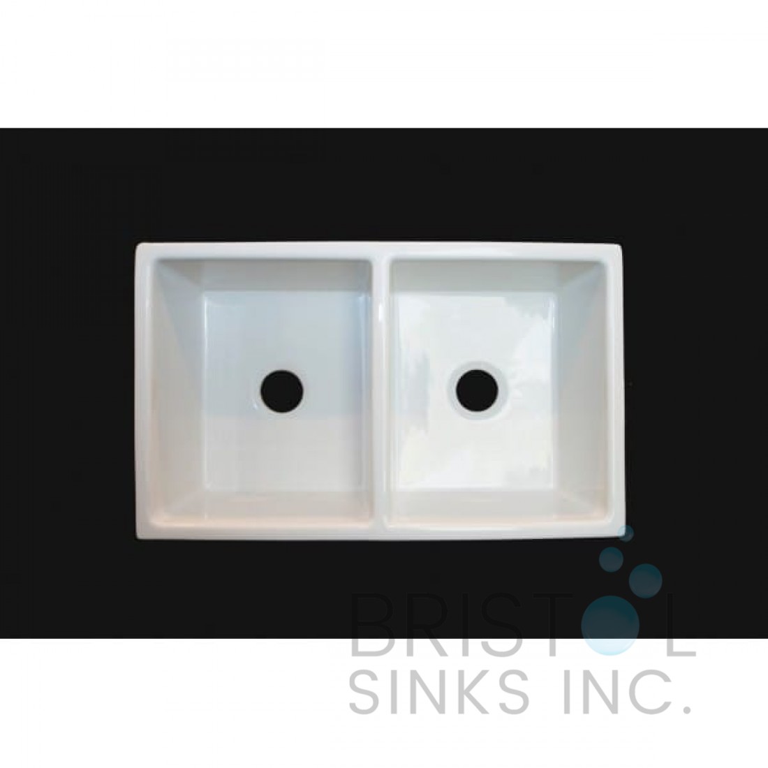 BF101 Double Bowl Fireclay Kitchen Sink Bristol Sinks